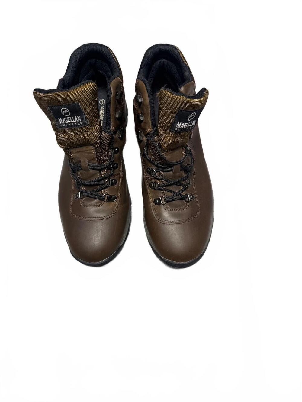 Magellan Men's Brown Leather Hiking Boots Size 14 2E Wide